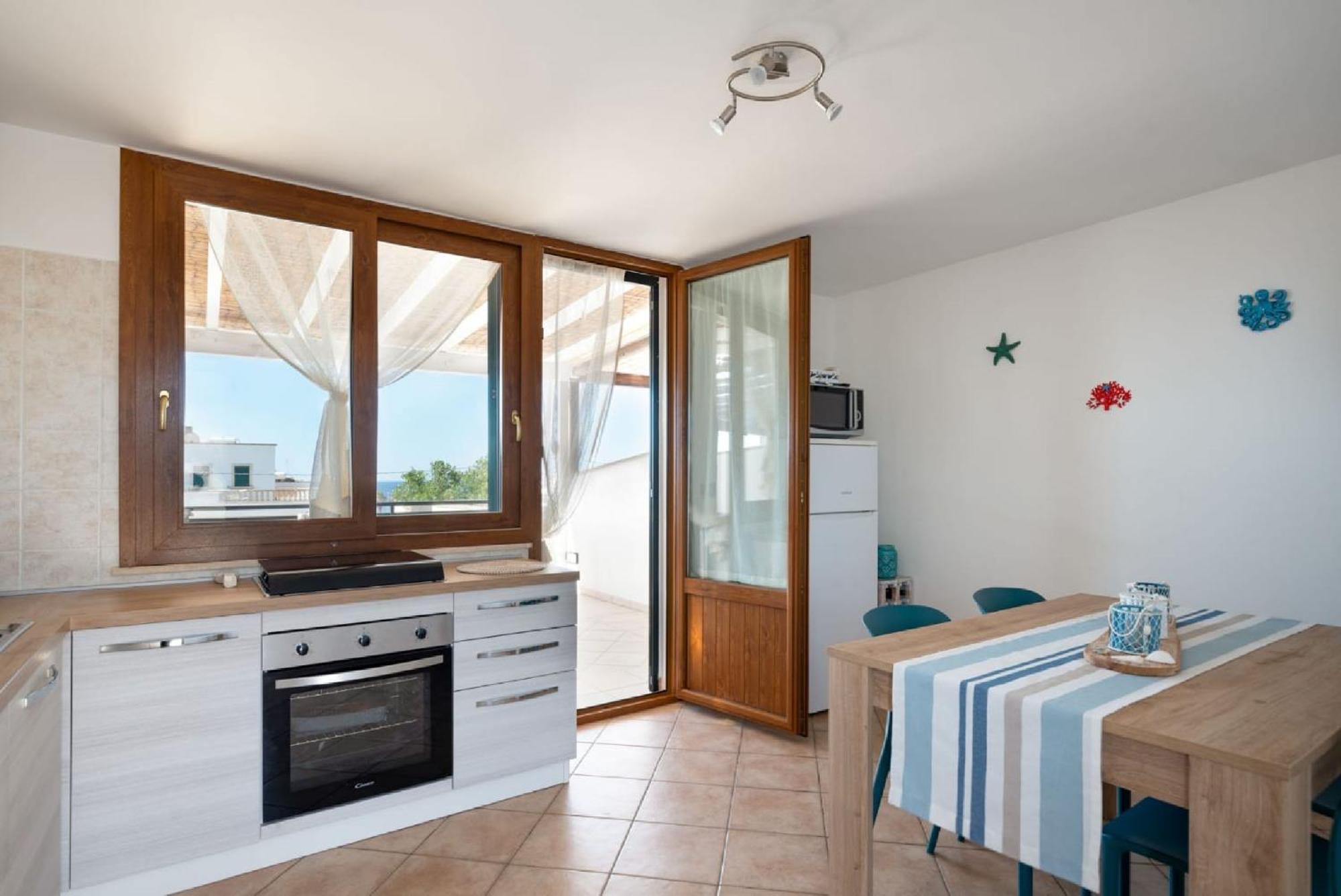 Casa Vacanze Orlando - Con Veranda Vista Mare a 200M dal Mare Santa Maria di Leuca Exterior foto